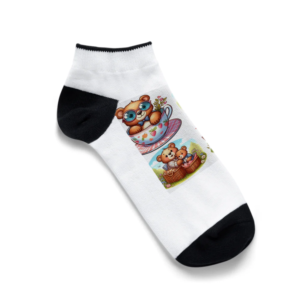 Chocolaのピクニックマ1 Ankle Socks