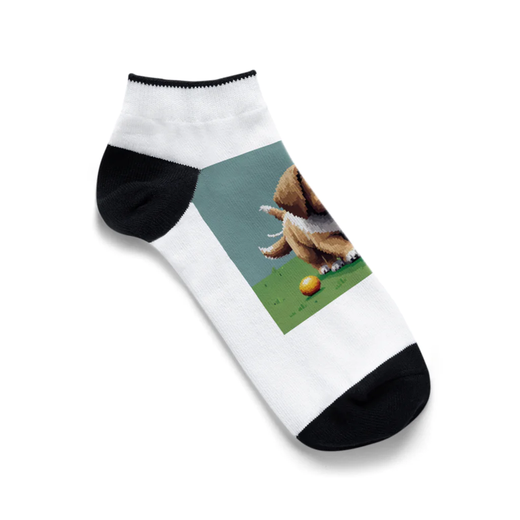 temtemの尻尾を振る犬 Ankle Socks