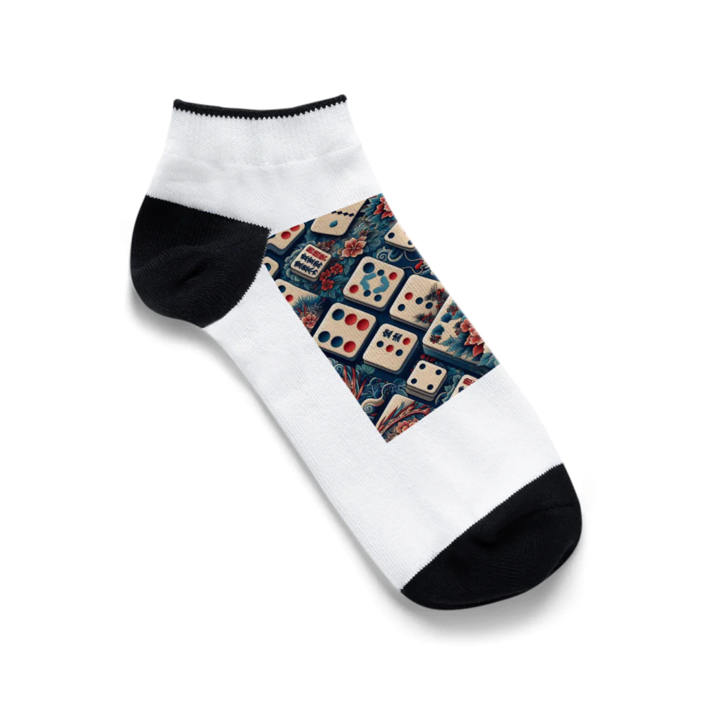 エレクトロエッセンスの麻雀 Ankle Socks