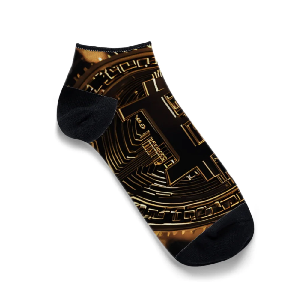 crypto-のビットコイン Ankle Socks