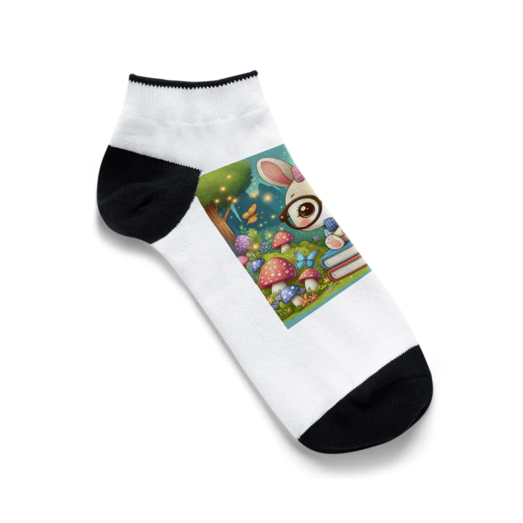 denyo dreamのウサギのアマリリス Ankle Socks