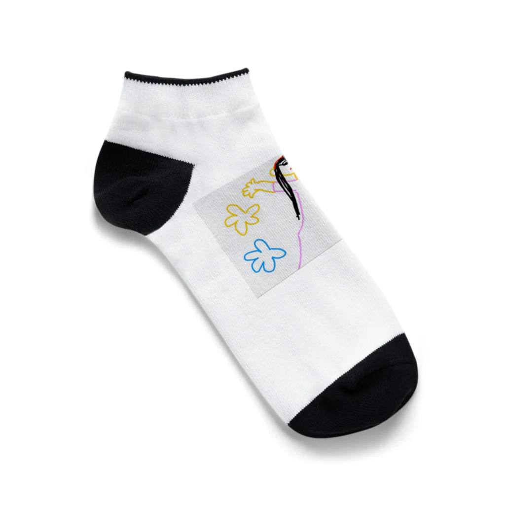 formalinmuimuiの8さいが描いたプリンセス Ankle Socks