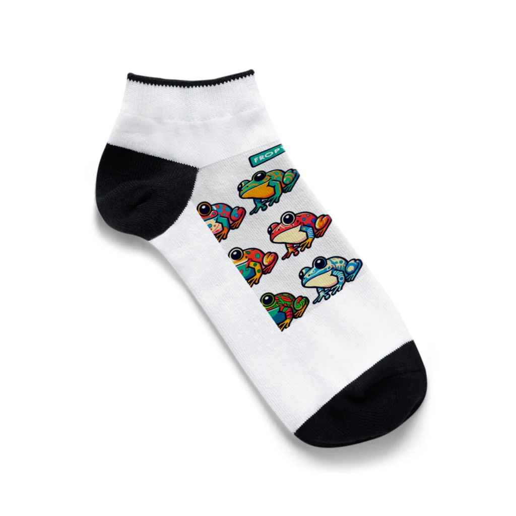 Happy Human のフロッグマン Ankle Socks