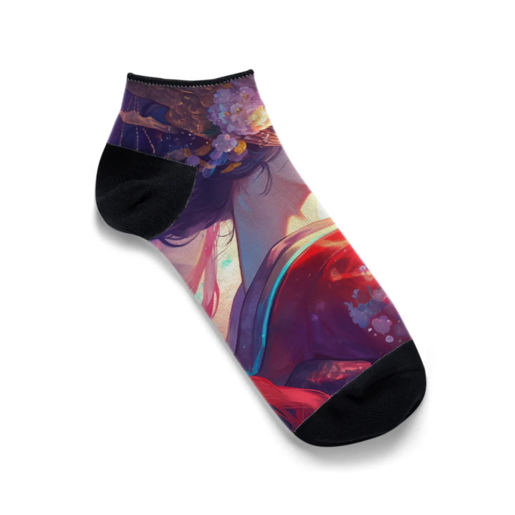 AQUAMETAVERSEの夢幻の彩り Marsa 106 Ankle Socks