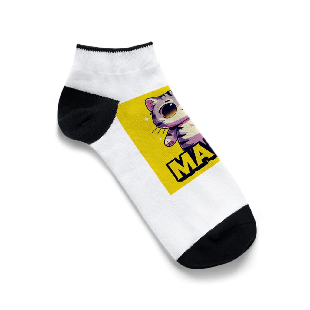 Maffy’s-shopのアメショのまふぃーくん Ankle Socks