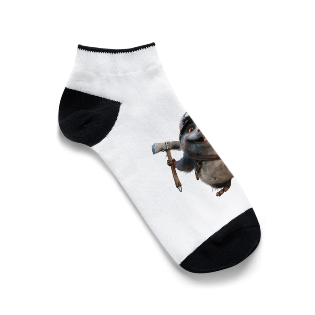 AQUAMETAVERSEのもぐらくん探検隊（班長） BeeBee 1786 Ankle Socks