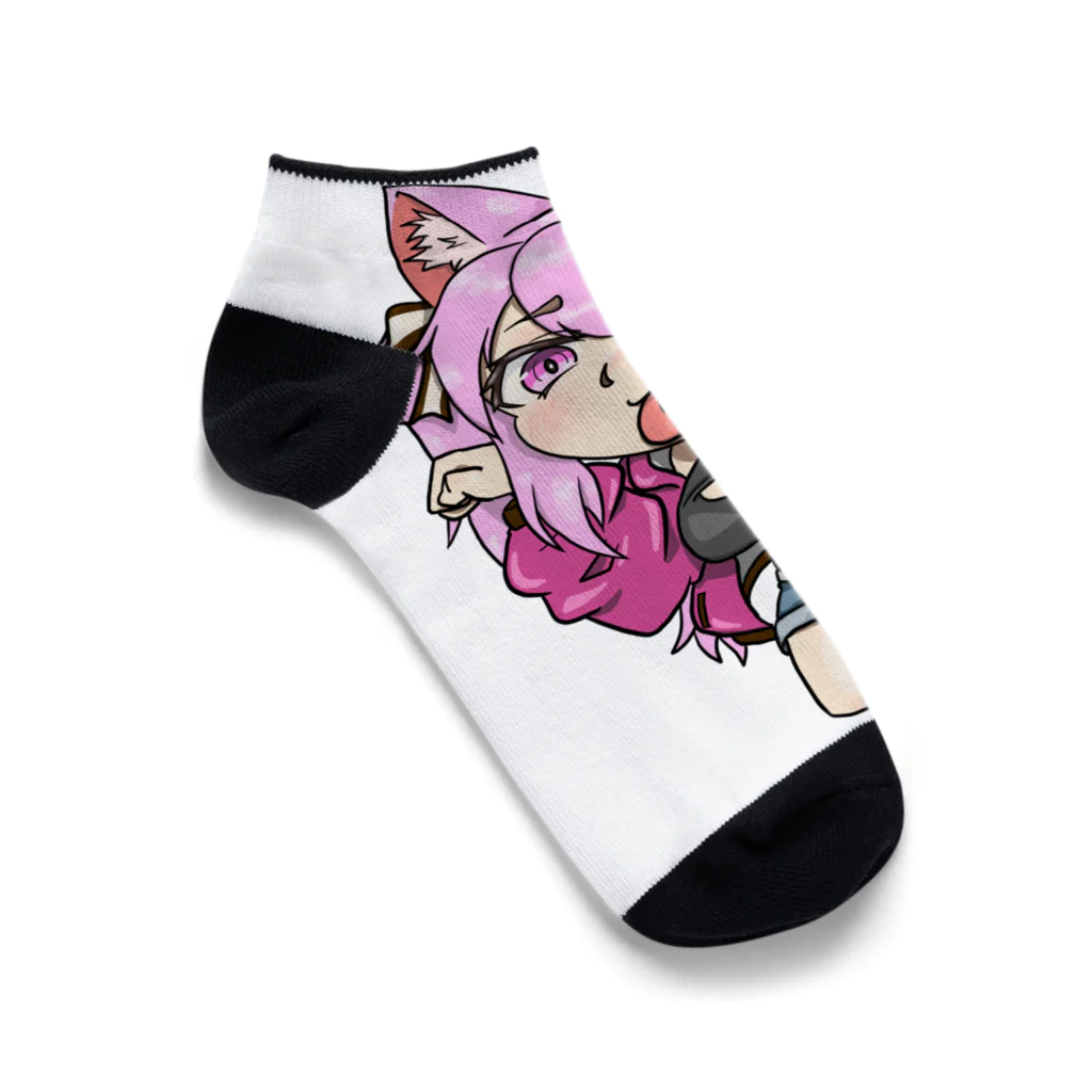 豚あちゃん豚_個人Vtuberの豚あちゃん豚pert2 Ankle Socks