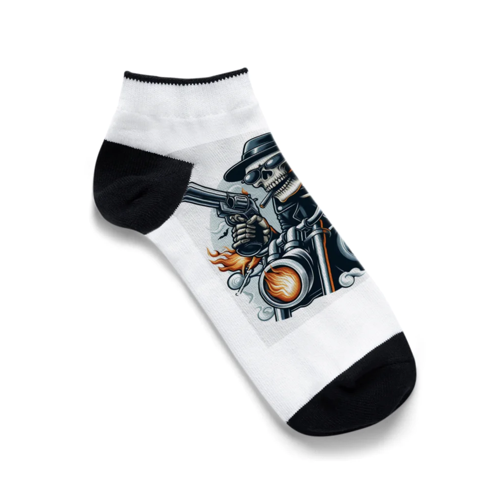 Ryutinのドクロくん2 Ankle Socks