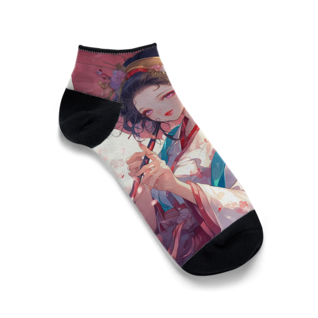 AQUAMETAVERSEの春風に舞う桜のような貴女 Marsa 106 Ankle Socks