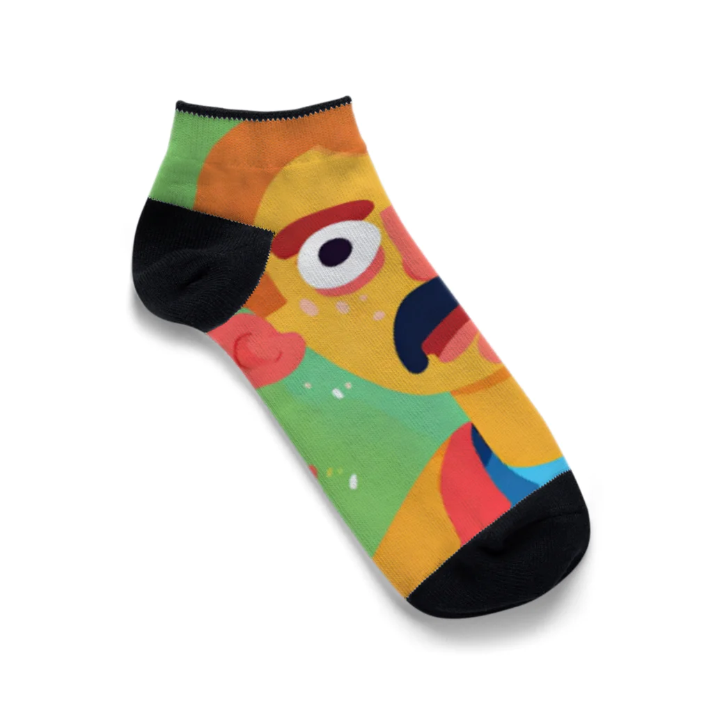 JINPACHIの創造的な男 Ankle Socks
