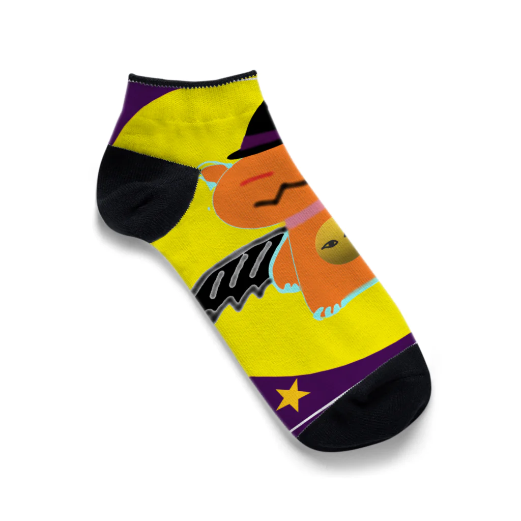 あるてみらのハロウィン猫 Ankle Socks