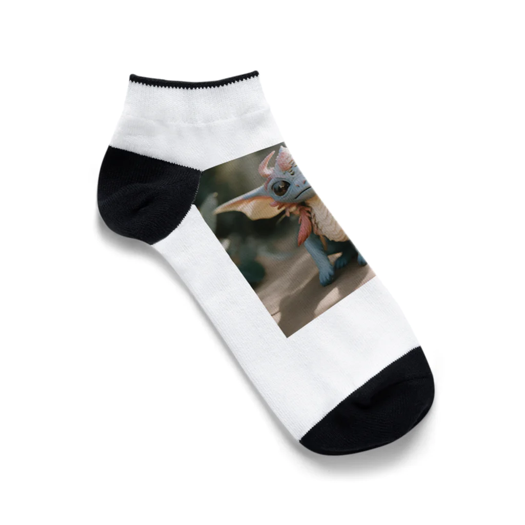 pipi_popoの宇宙からやって来た未確認生物 Ankle Socks