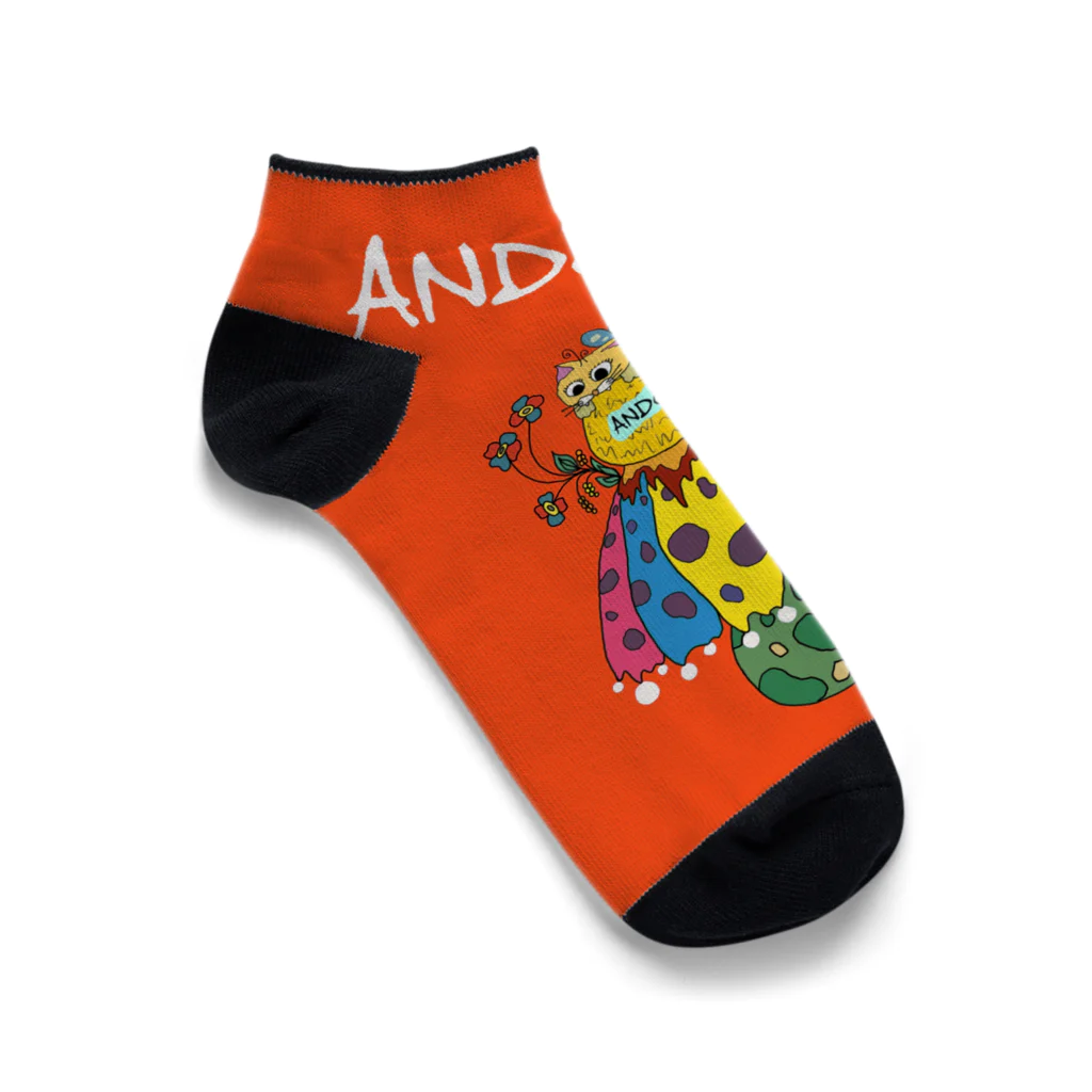 ANDORAのANDORAの不思議きのこ Ankle Socks