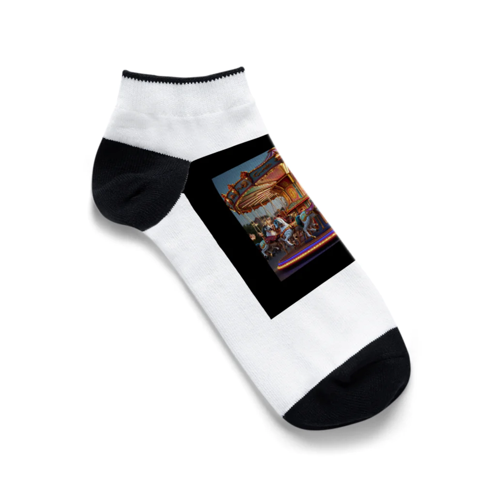 mayumin-1234のメリーゴーランド Ankle Socks