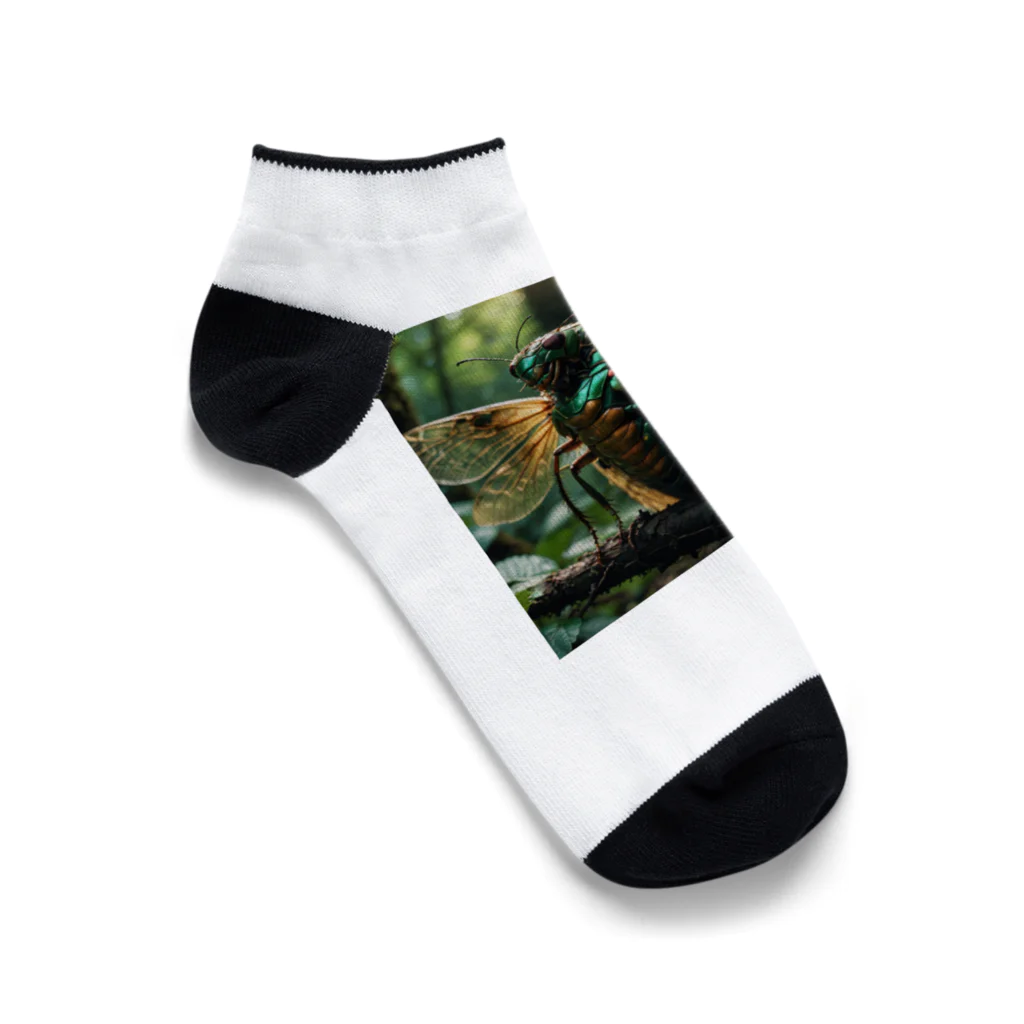 majimeの蝉の幼虫 Ankle Socks