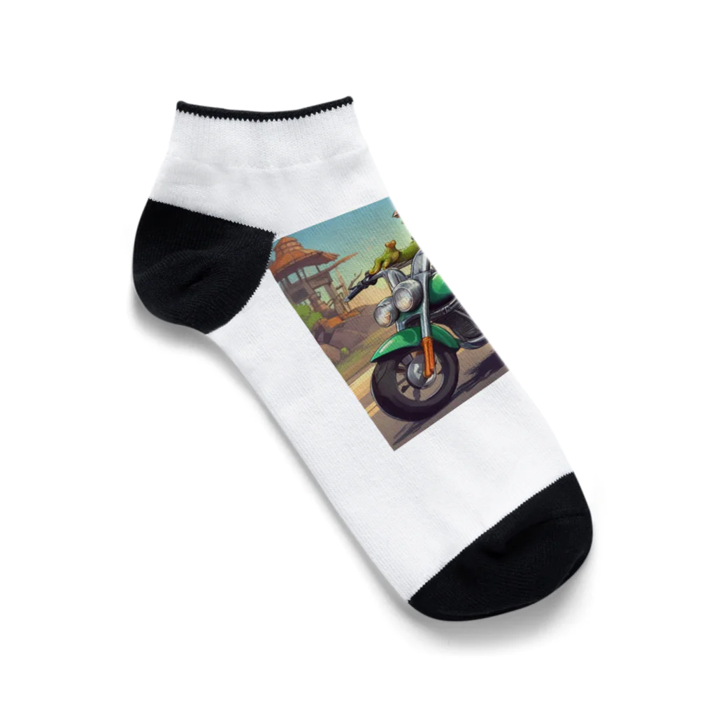 二宮大輔のカエルライダー4兄弟　長男　マッテオ Ankle Socks