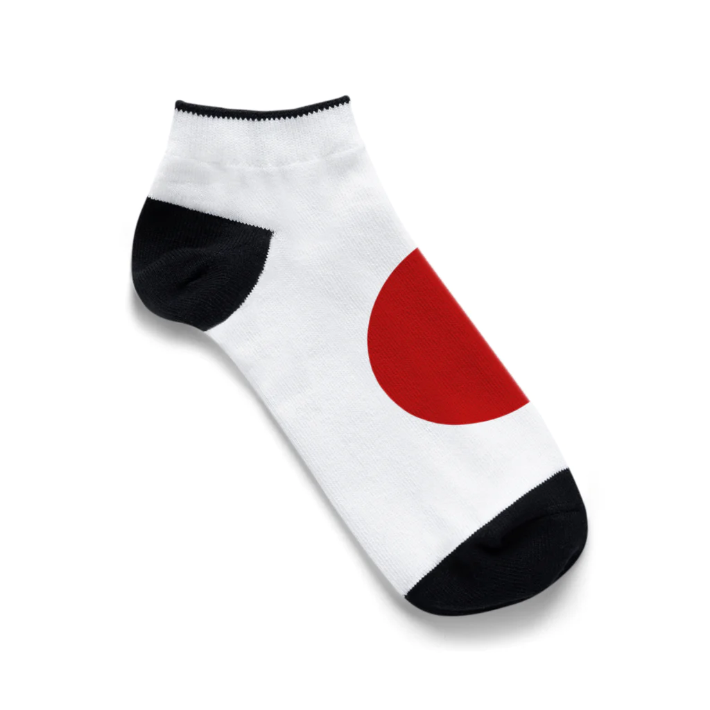 お絵かき屋さんの日本の国旗 Ankle Socks