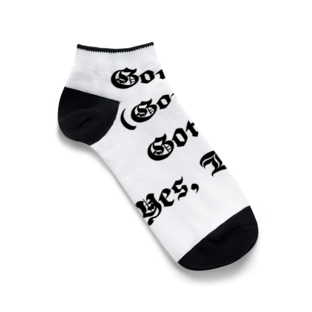 ko-jのGot it?!(Got it) Got it?!(Yes, I got it) Ankle Socks