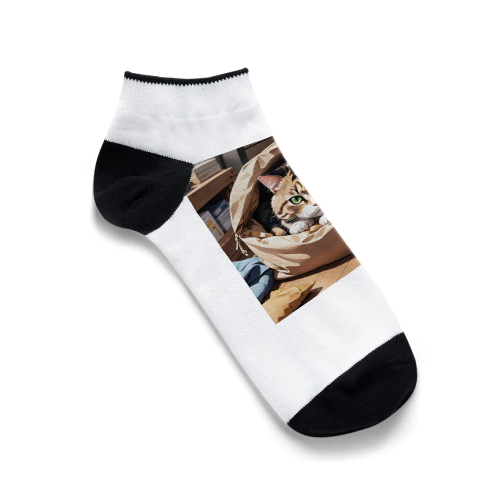 KikimimiネコのKikimimiネコ（袋入り） Ankle Socks