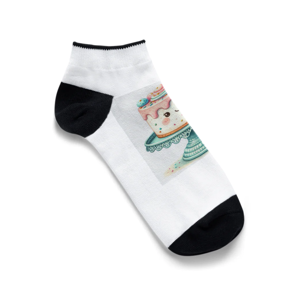 カノンとアヤネの可愛いケーキちゃん Ankle Socks