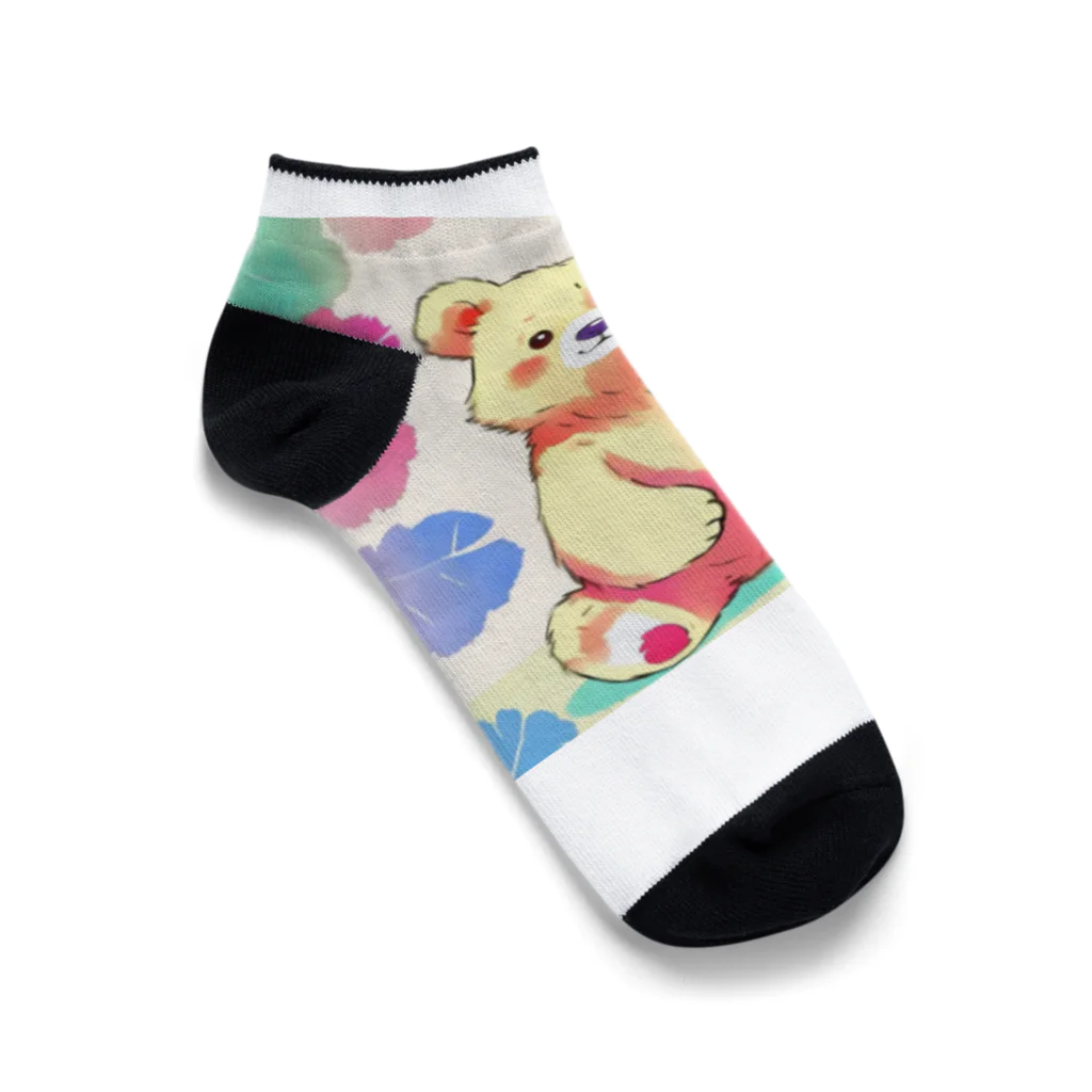 いちごソーダのくまのマフィン Ankle Socks