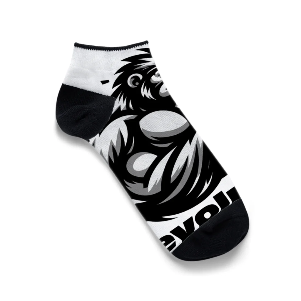 shime_savaの進化したゴリ Ankle Socks