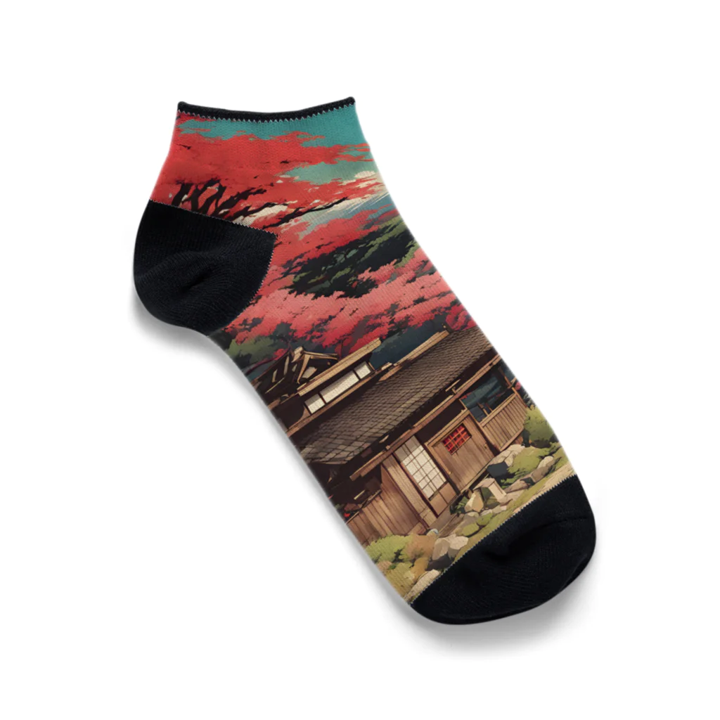 sonoyonの和風景グッズ Ankle Socks