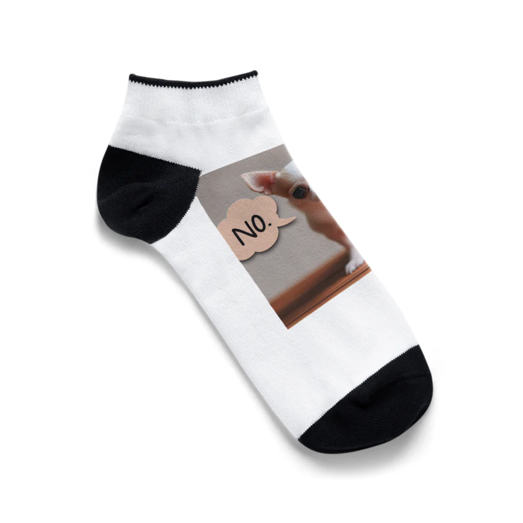 メアリーのチワワの可愛らしい写真です！ Ankle Socks