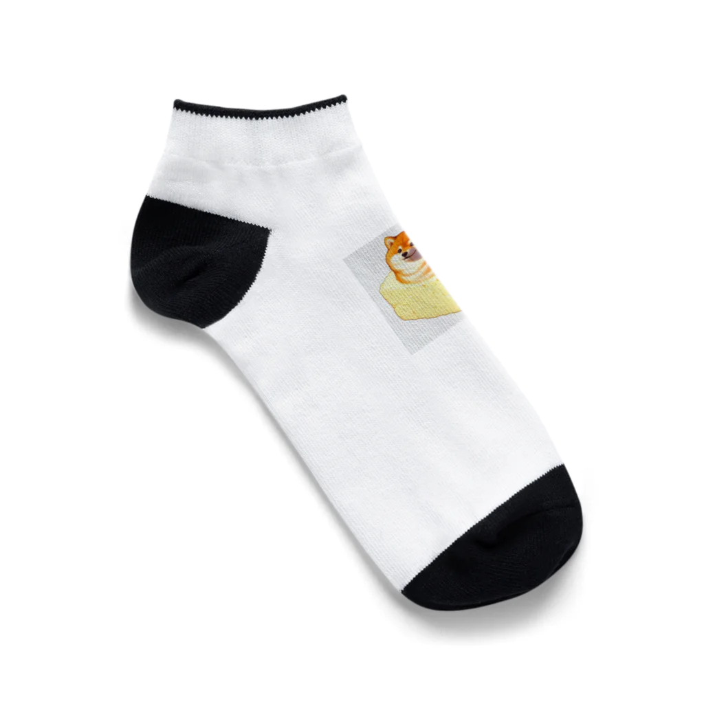 kusu kusuショップの柴ター（もふもふ2） Ankle Socks