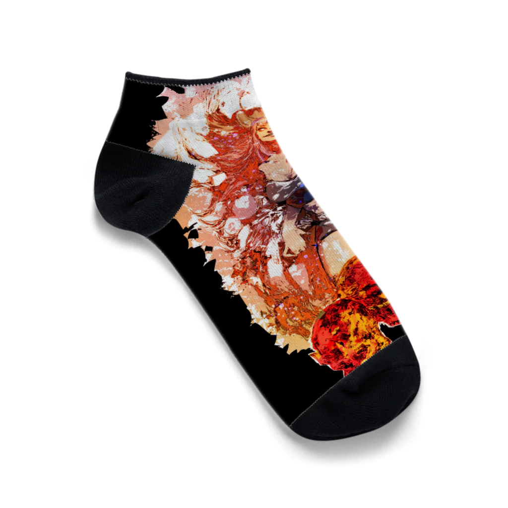 Hiroshi Mizuki@Mirror Ball GráficoのHOT FLAVOR Ankle Socks