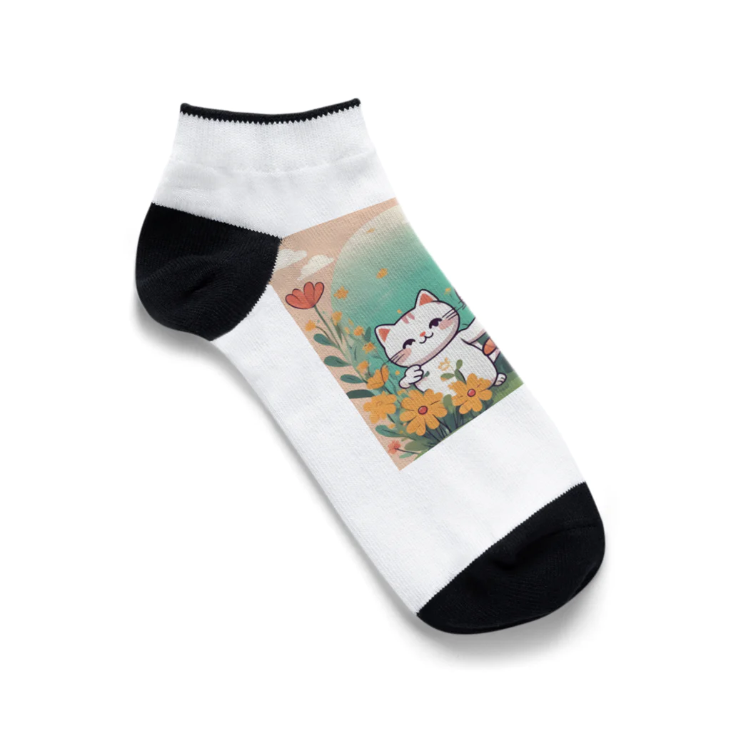 癒しの部屋🐾໒꒱のCutie cat❤︎ Ankle Socks