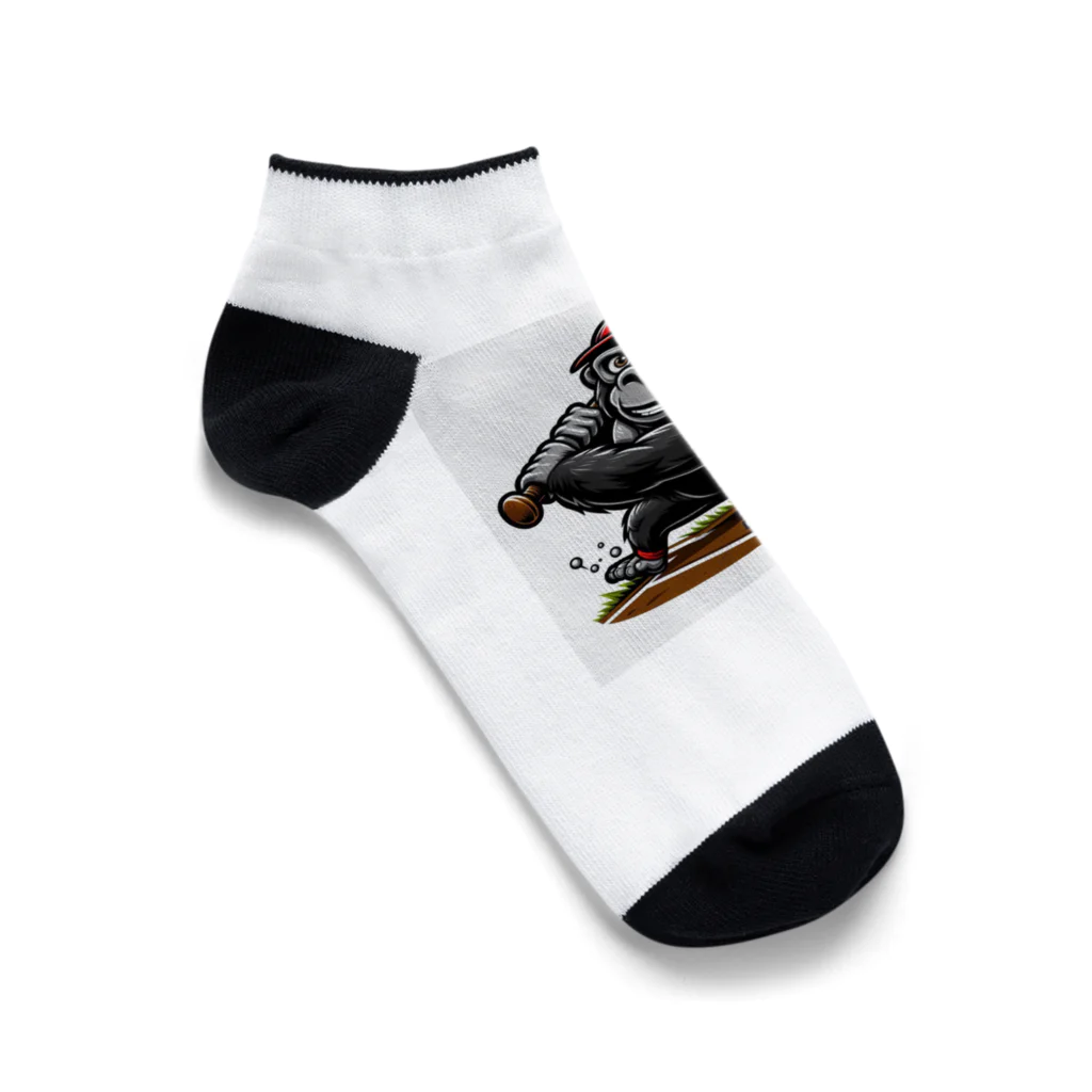 namidamakiの野球ごり Ankle Socks