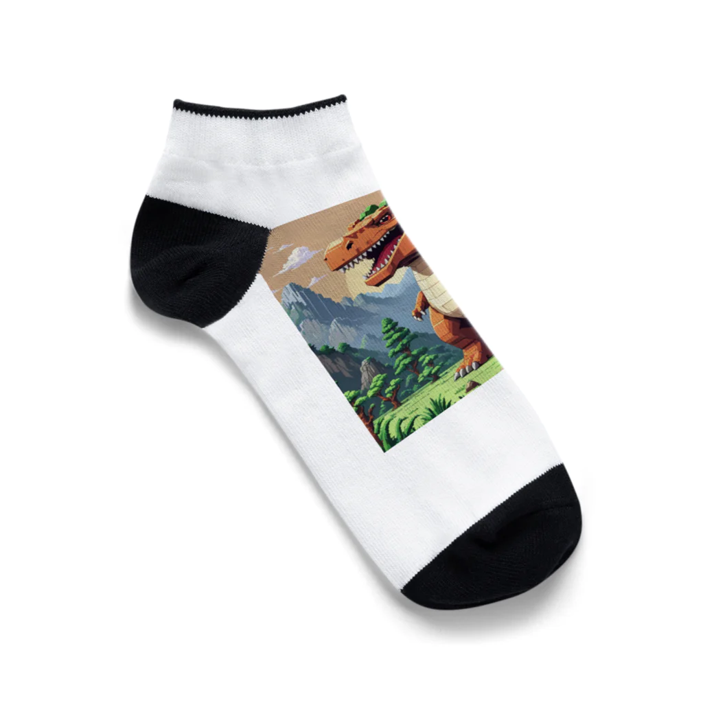 OTIRUBUTUBUTUのおちりぶつぶつ恐竜 Ankle Socks