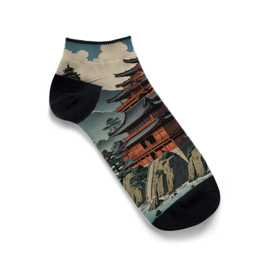 Kaz_Alter777の日本最初の魔王城 Ankle Socks