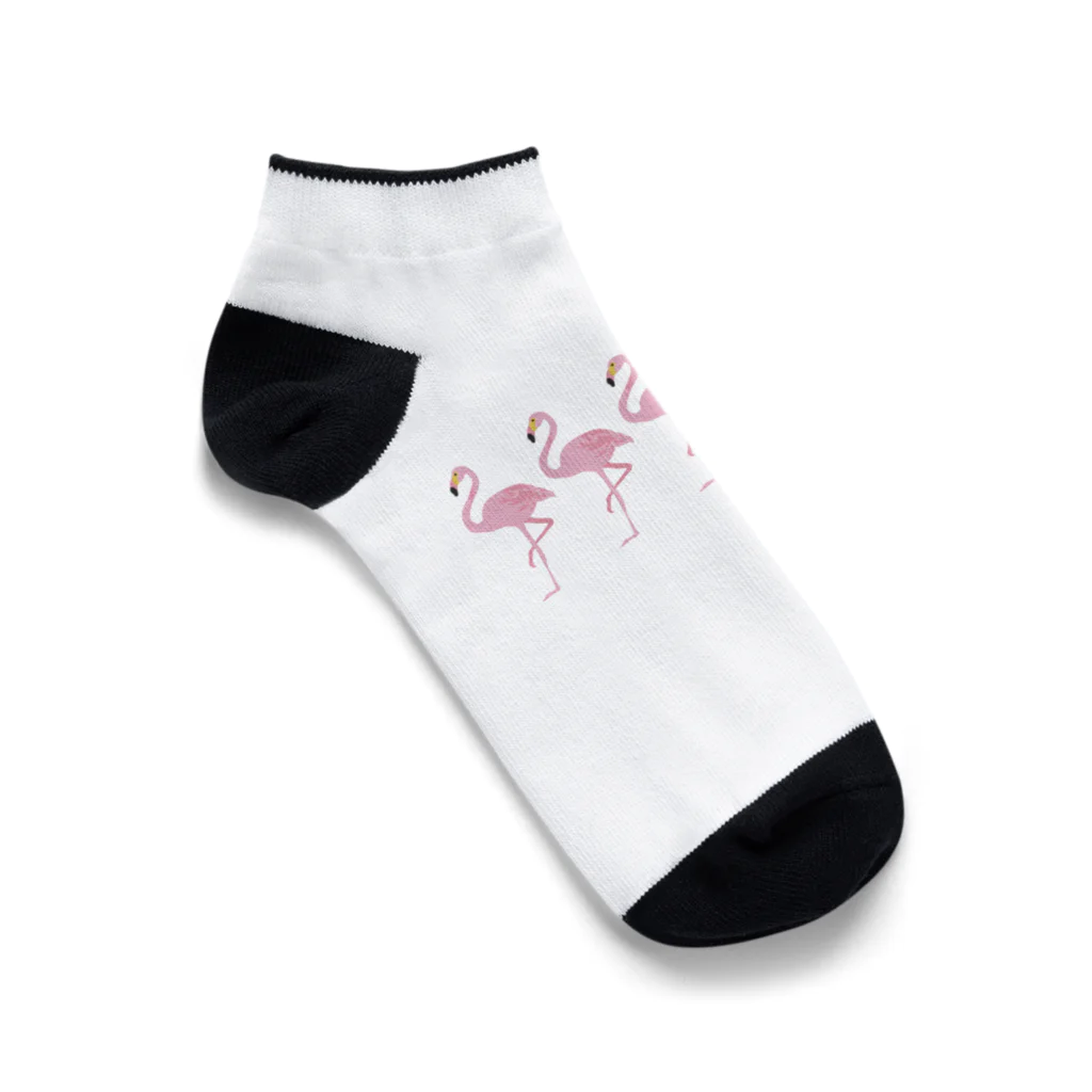 R's Market コトリちゃんのフラミンゴちゃん Ankle Socks