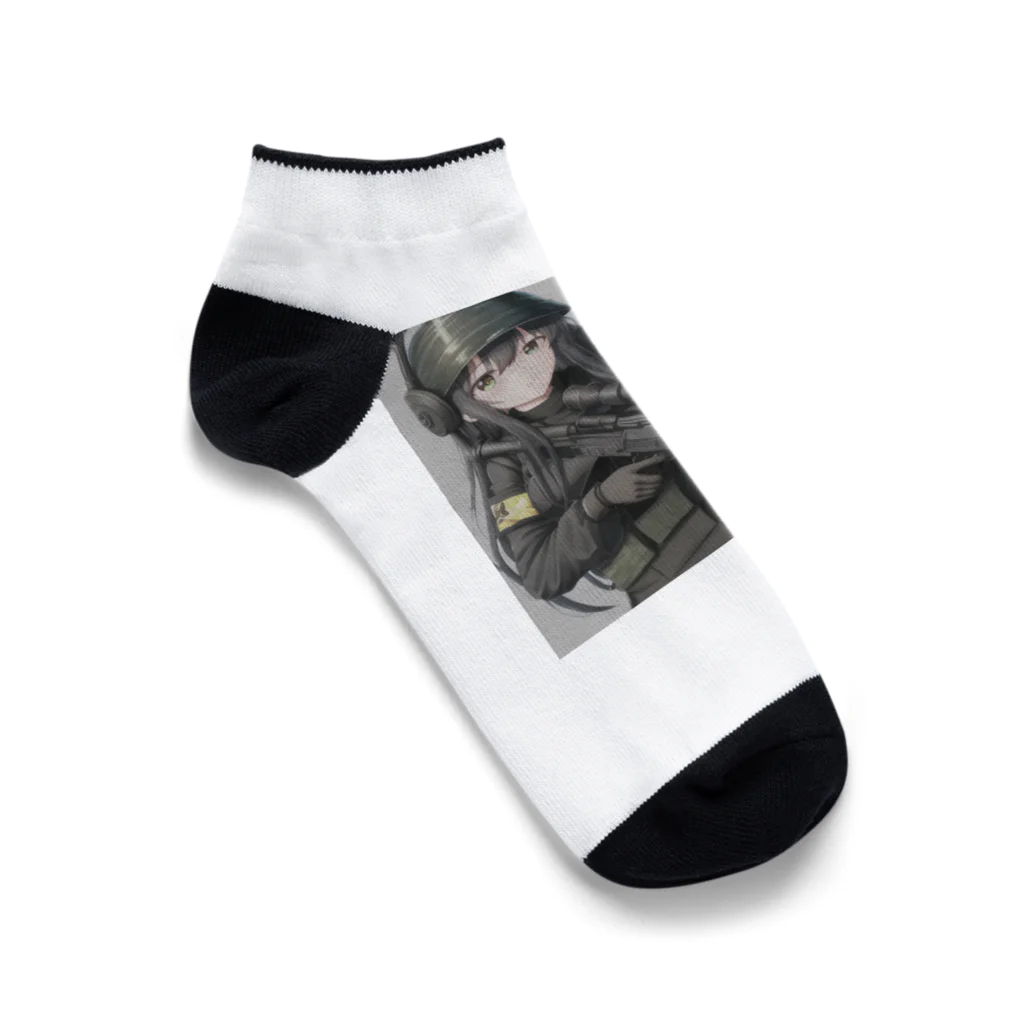 irwin00の戦う乙女シリーズ 黒瀬 かなた Ankle Socks