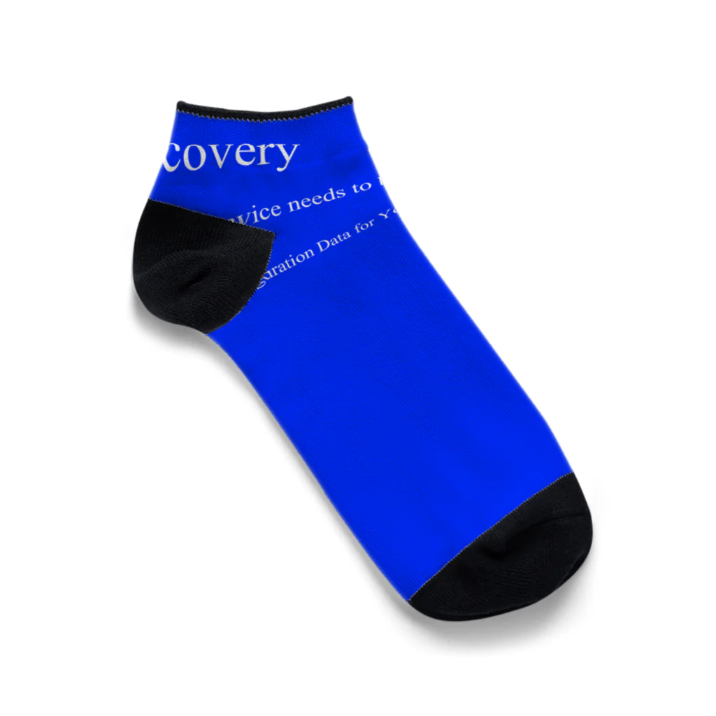 DULTONのブルーバックエラー Ankle Socks