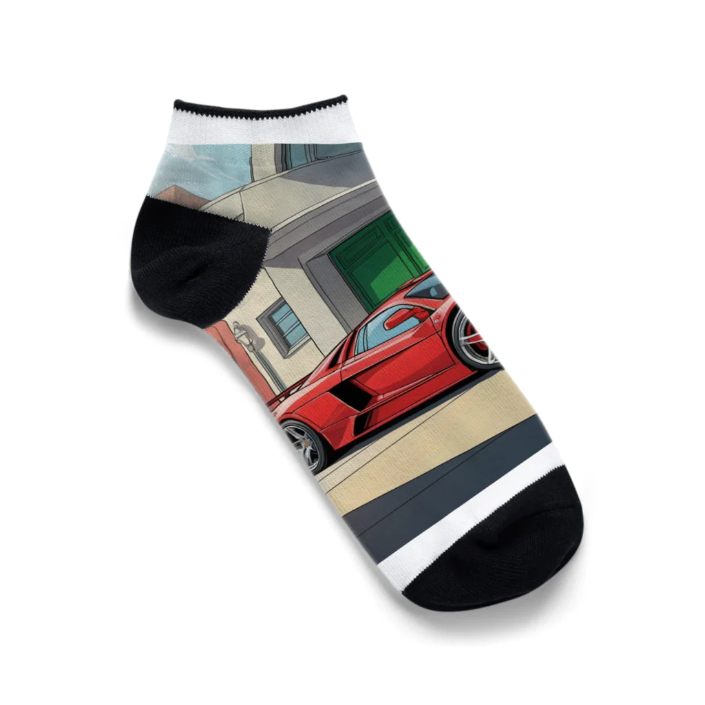 crypto-のスーパーカー Ankle Socks