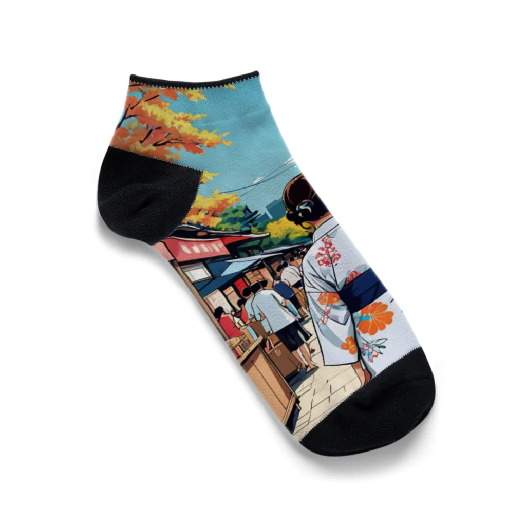 noiSutoaの浴衣 Ankle Socks