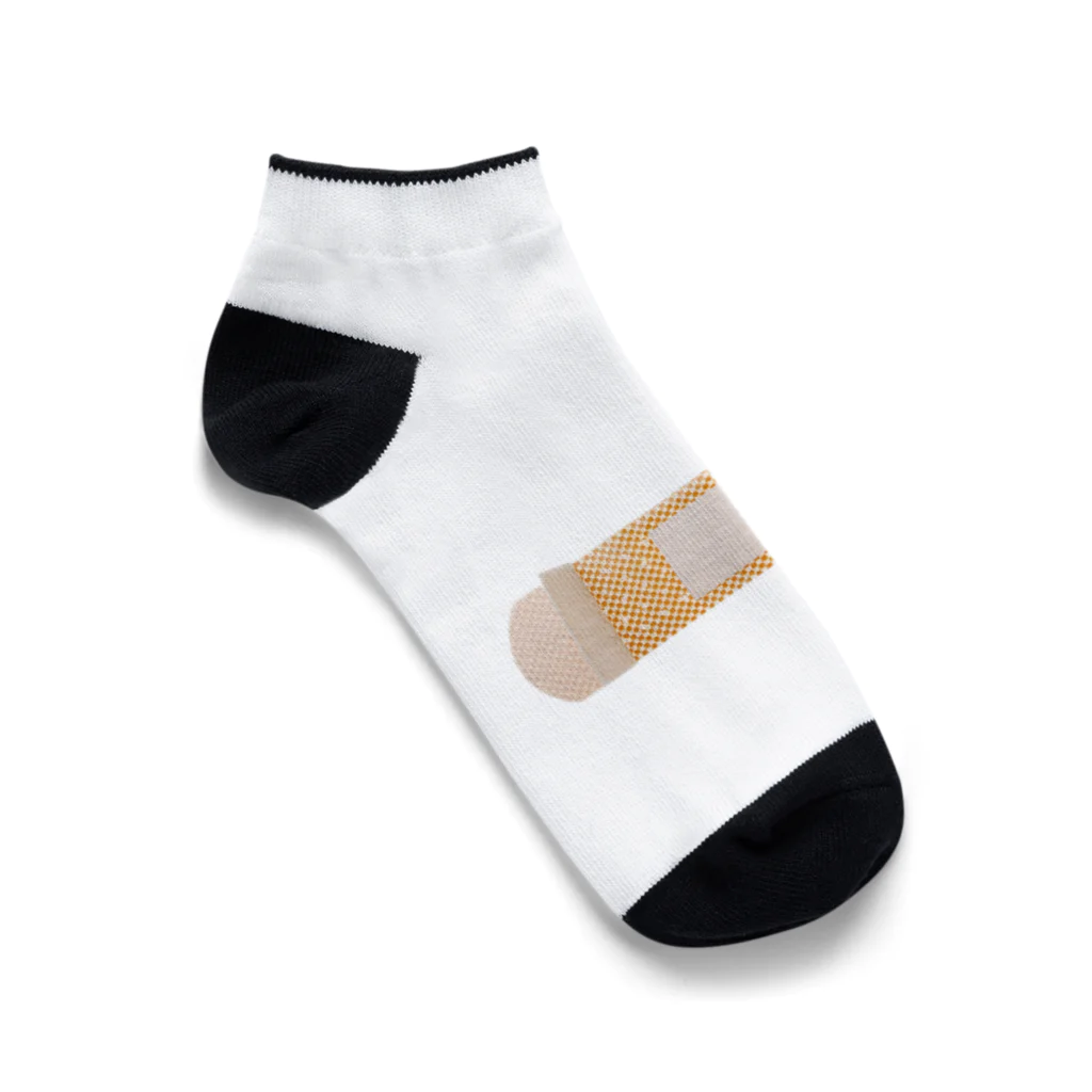 BAN創 & Co. ⚠️の絆創膏 実写 Ankle Socks