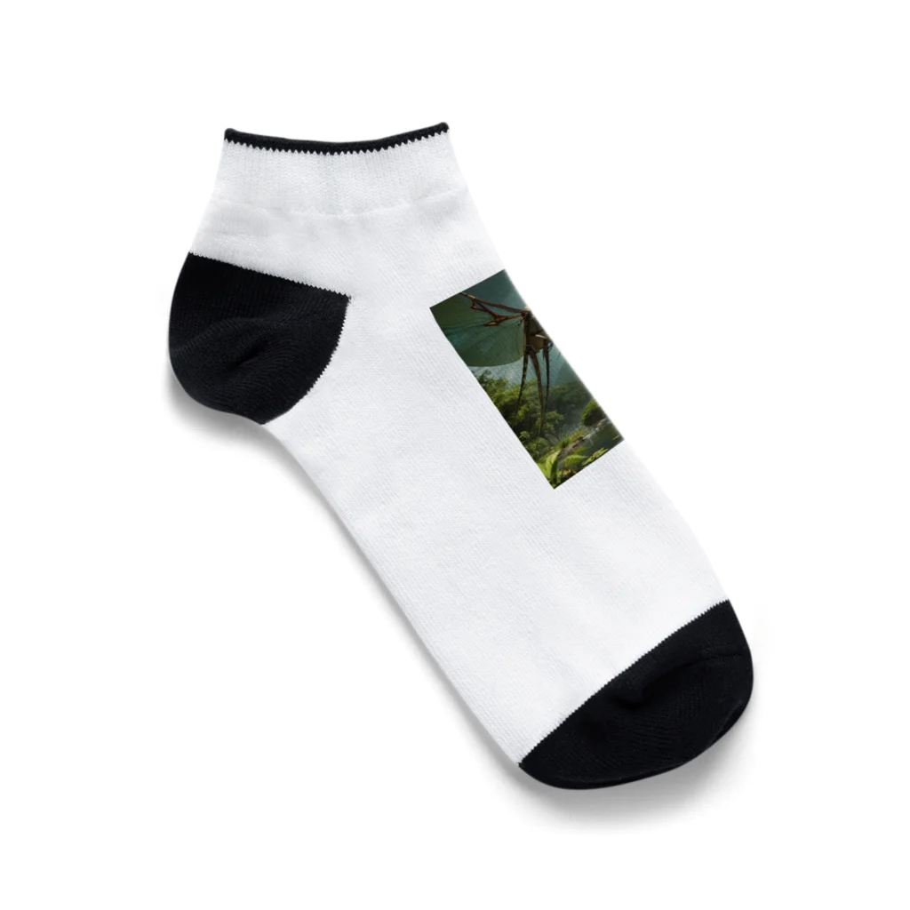 OTIRUBUTUBUTUのメガネウラ Ankle Socks