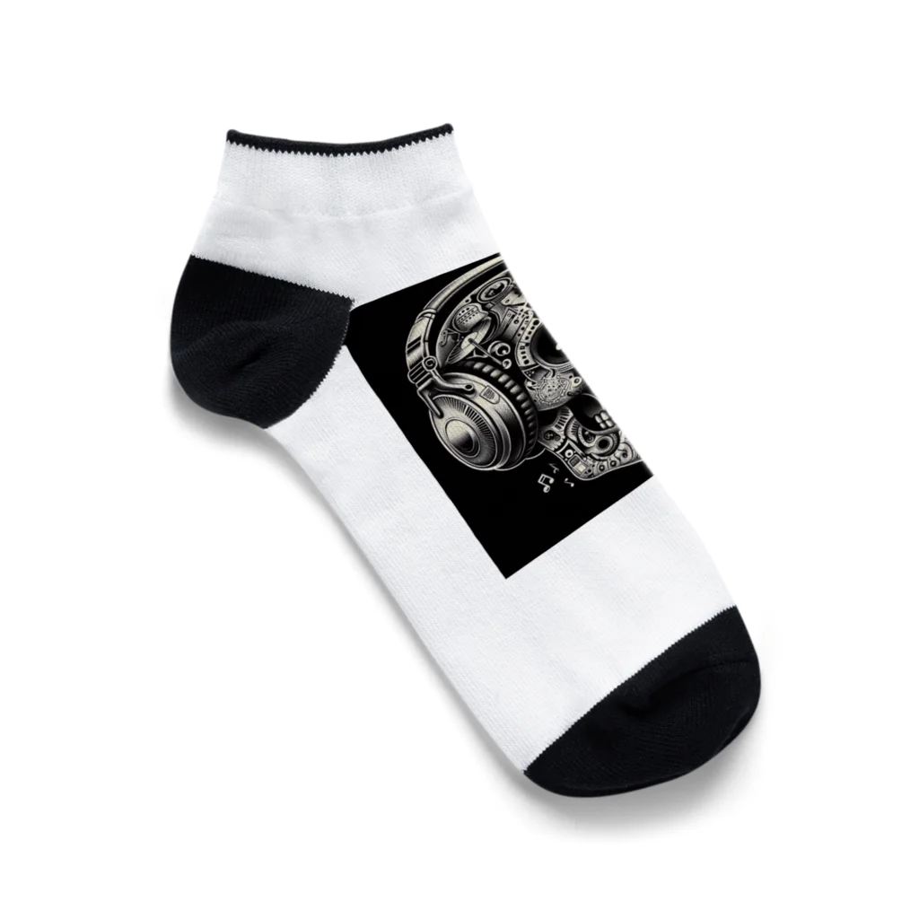 wワンダーワールドwのSKULL013 Ankle Socks