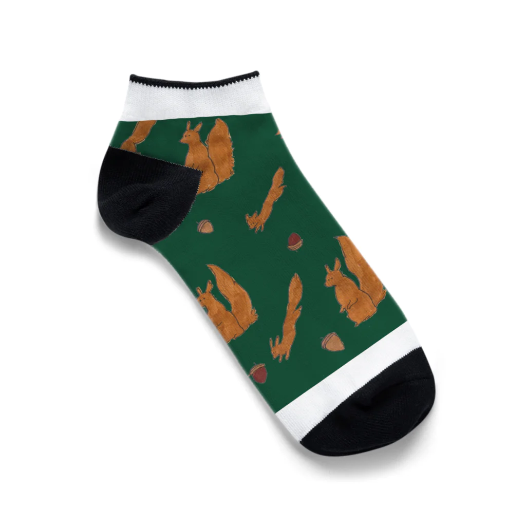 maru-marumochiの動物柄２ Ankle Socks