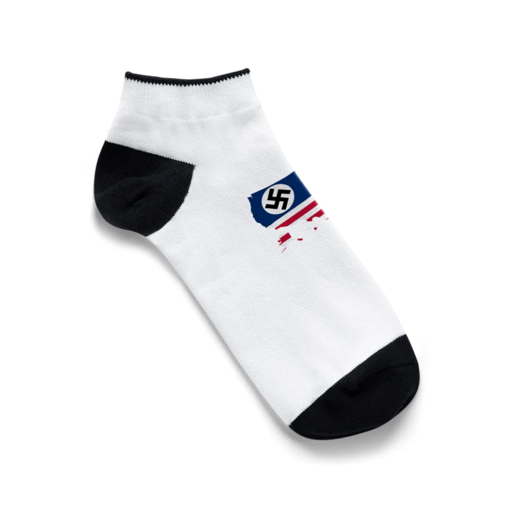 ヨシアスss武装親衛隊大将(ナチ党員幹部)のアメリカ国旗 Ankle Socks