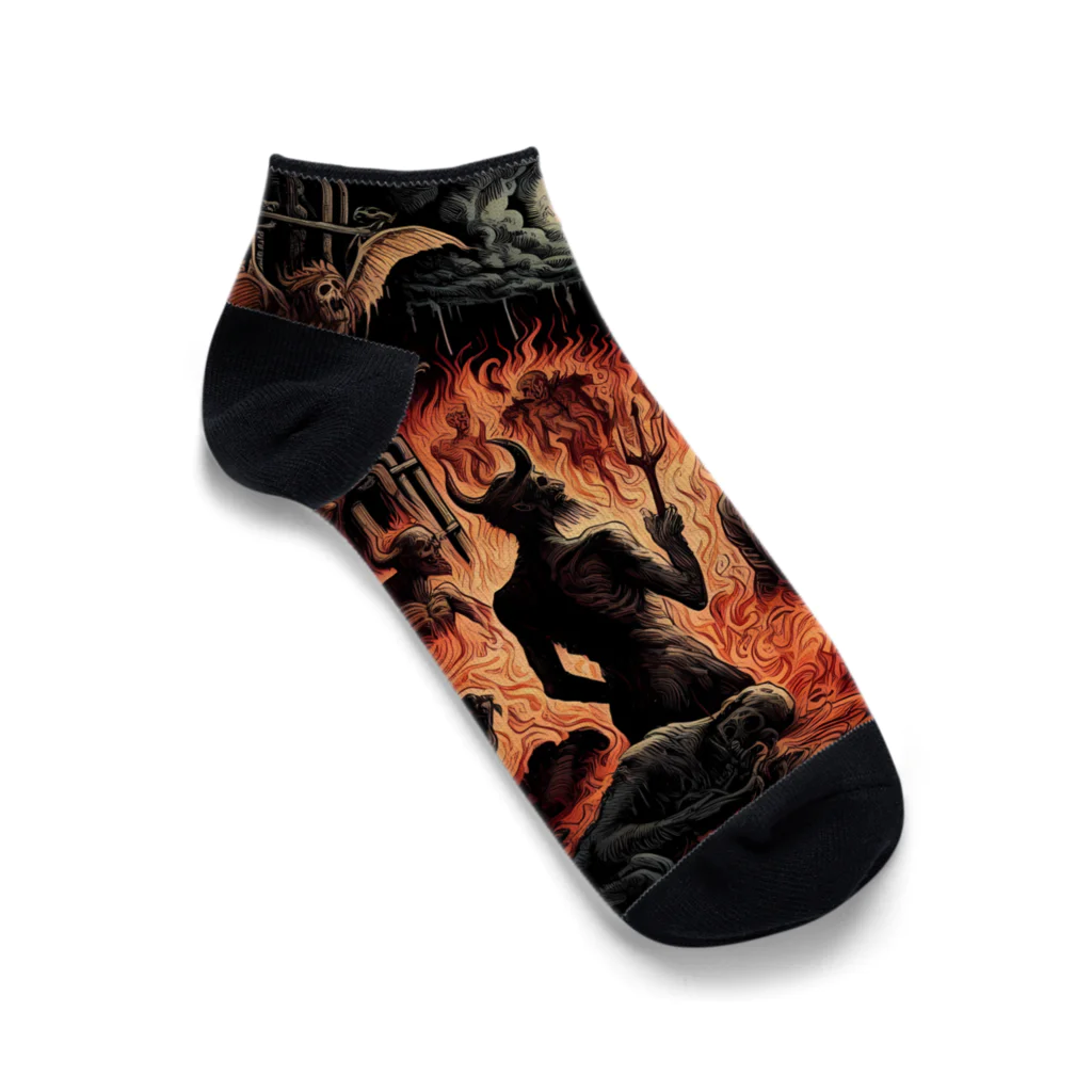 星川屋さんの悪魔の宴 Ankle Socks