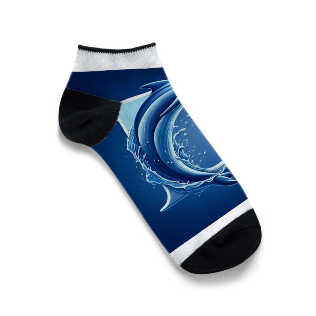 NaturalCanvasのDolphin Ankle Socks