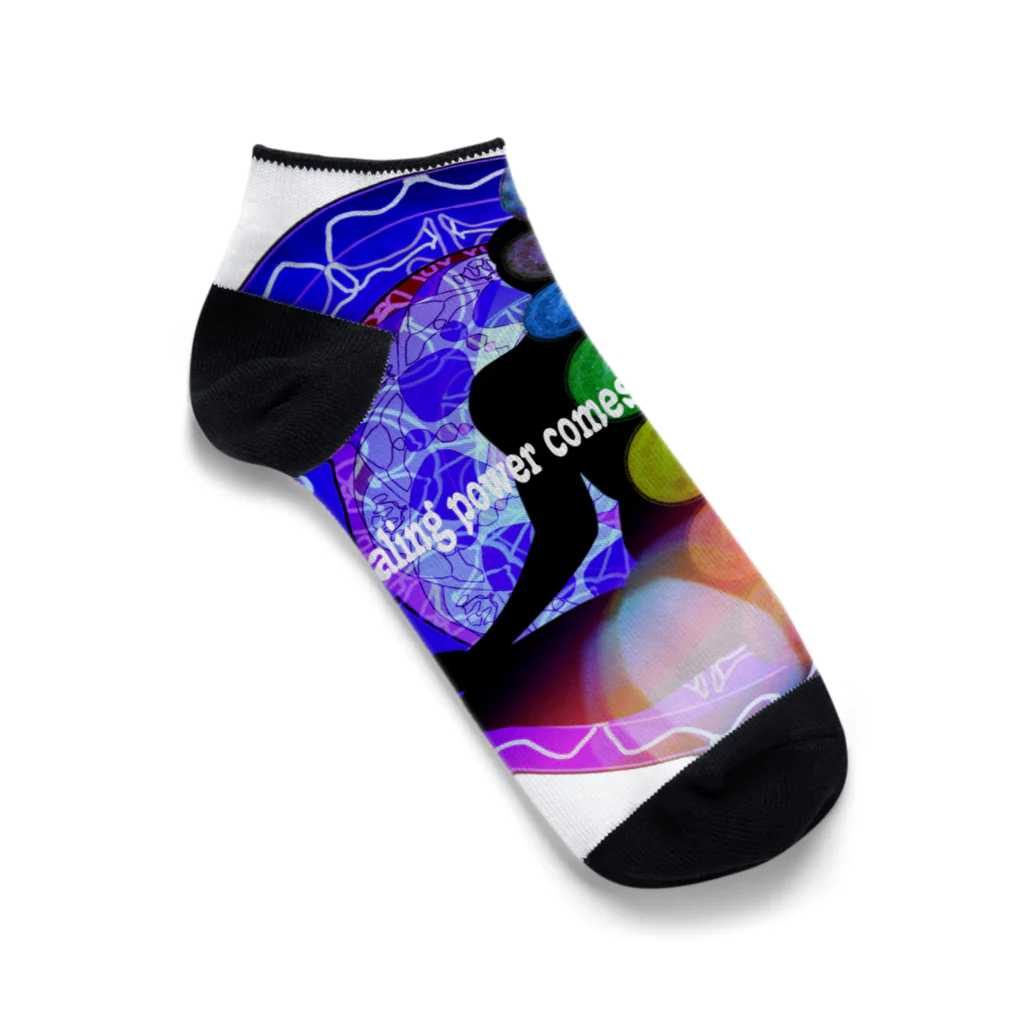 💖宇宙整体♪🌈♪こころからだチャンネル♪💖のHealing power comes from within the body. Ankle Socks