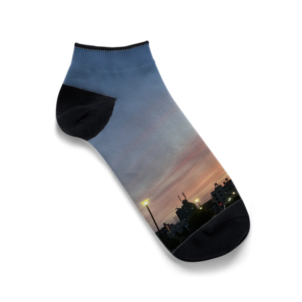 さちの部屋のとある日の夕焼け Ankle Socks