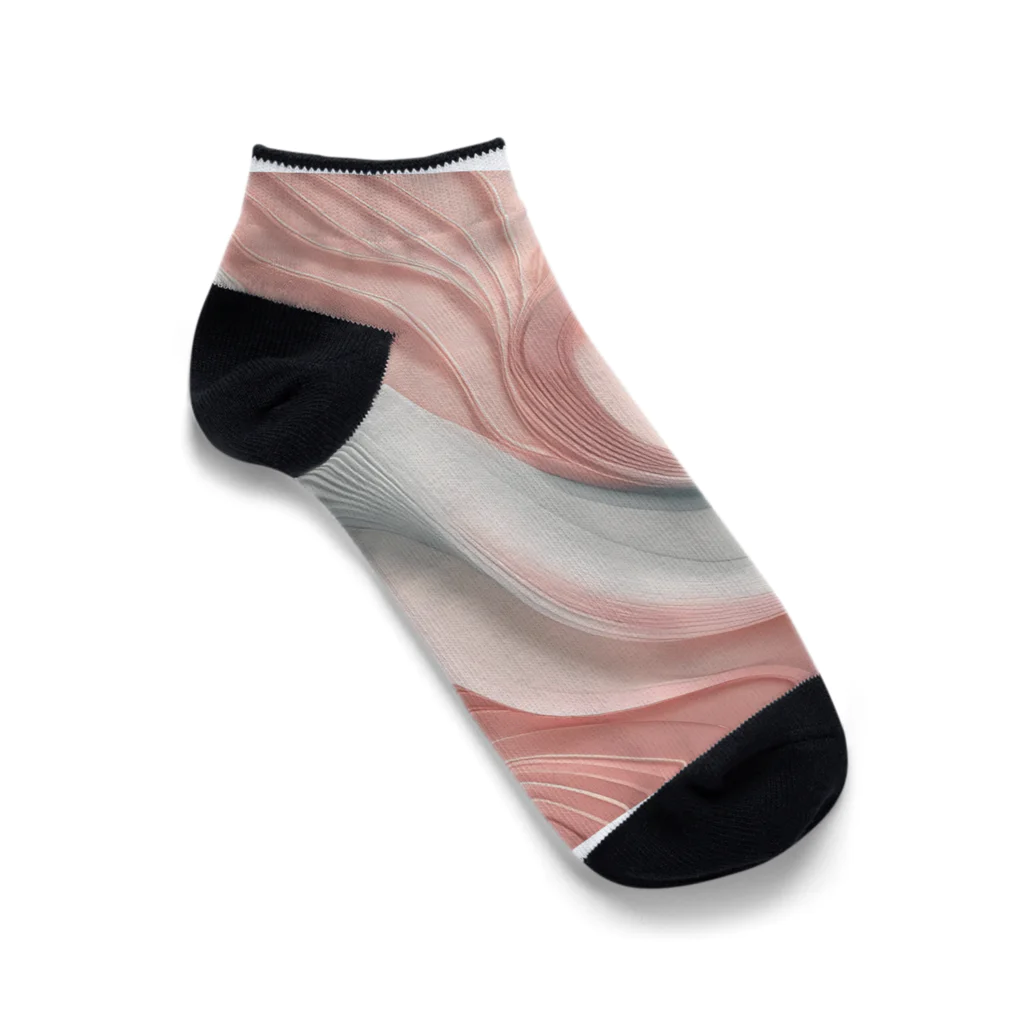 chan-takehaniの流動する美 Ankle Socks