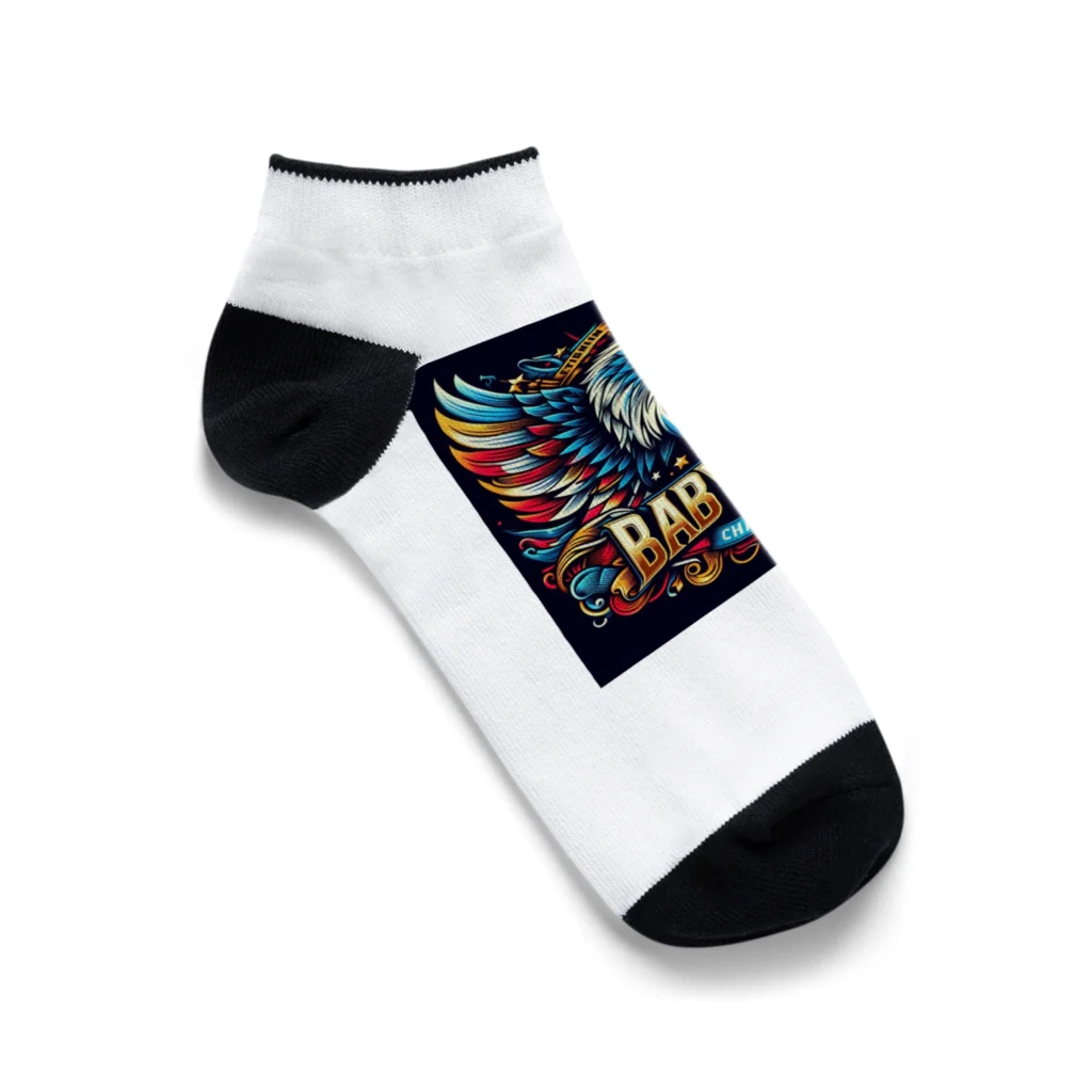 BabylonChannel 🎨 ✝️ ❤️‍🔥の鷹🦅 Ankle Socks